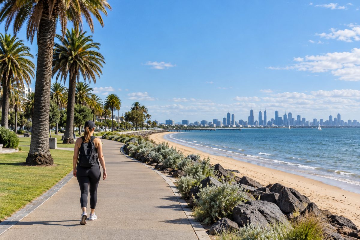 st kilda to middle park walk