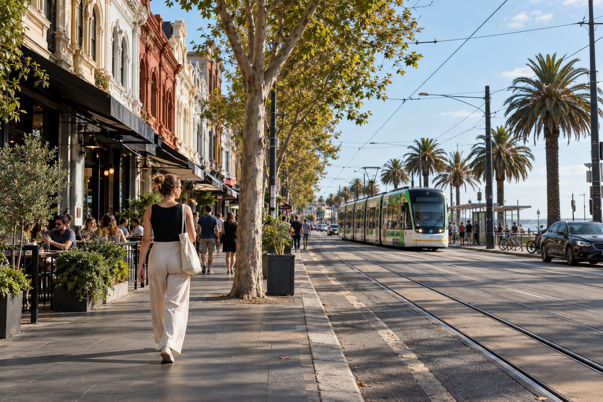 st kilda fitzroy street neighbourhood walk
