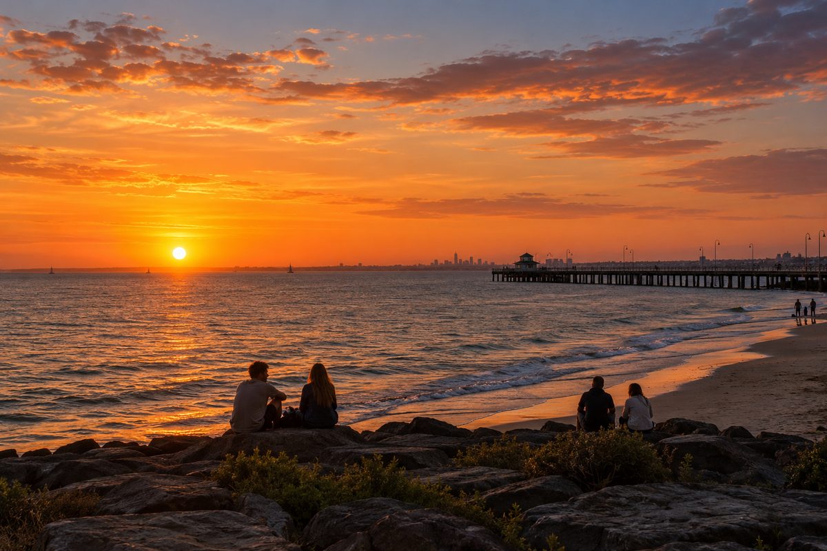 st kilda sunset viewing spots