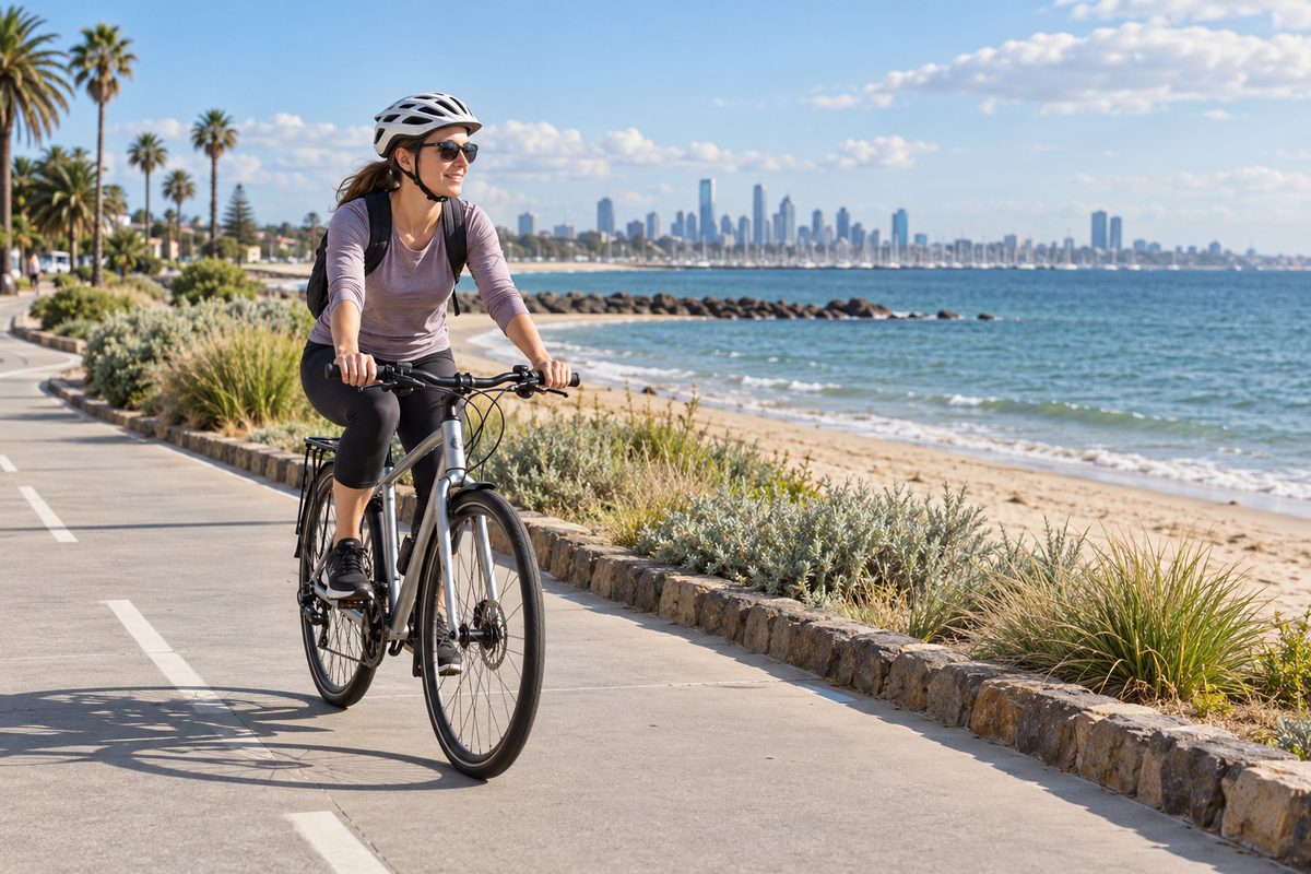 st kilda foreshore cycling guide